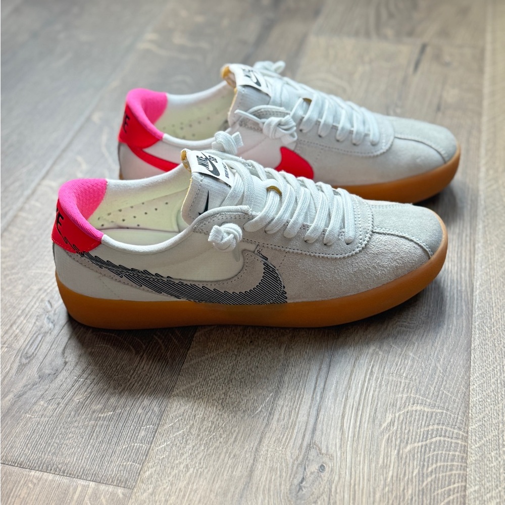 Nike Bruin React SB Rawdacious Summit White Gum CV5980-101 Men 9, Woman 10.5 - Picture 7 of 10